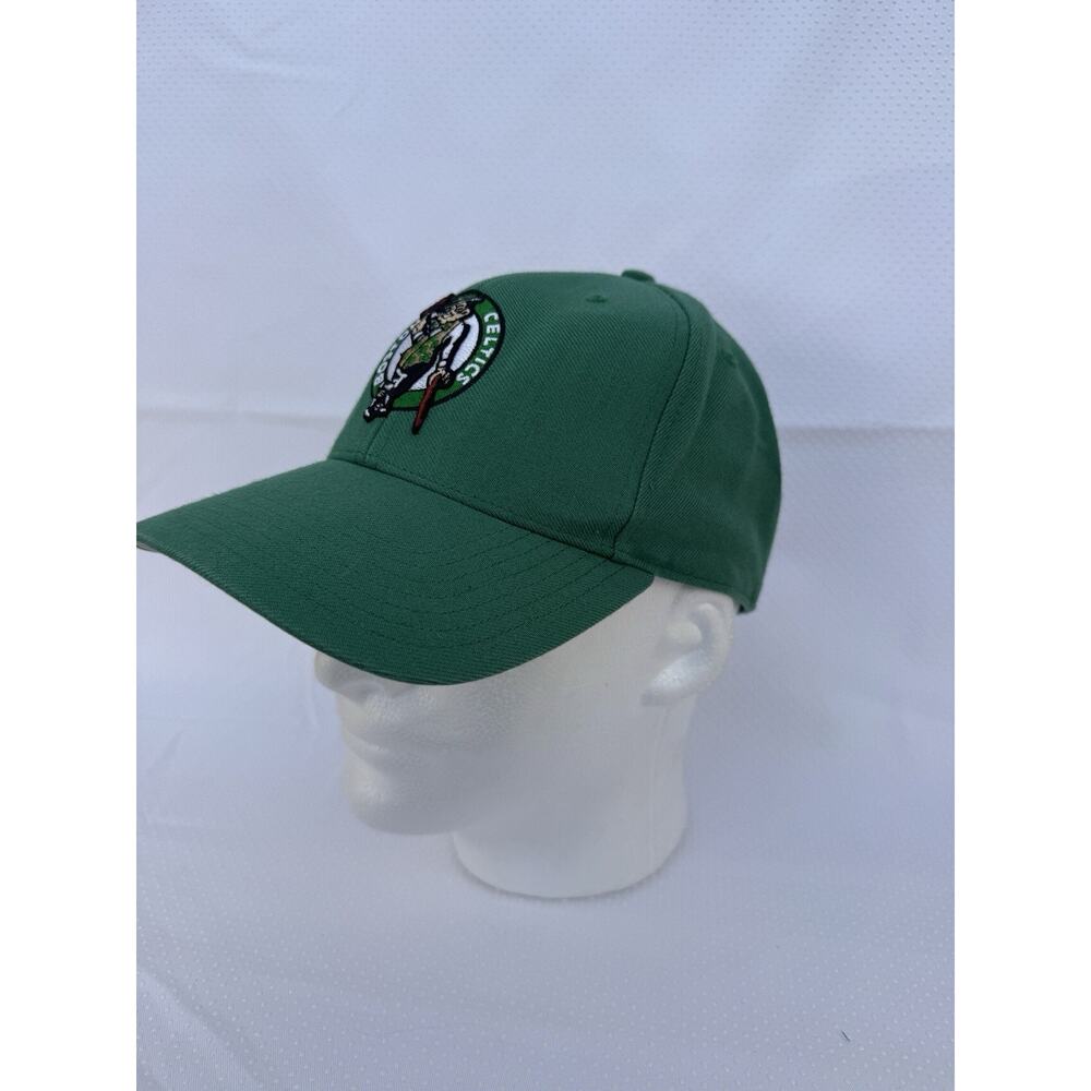 Boston Celtics NBA Hat Unisex One Size Adjustable Green w/ Logo Team Colors OTS - Picture 2 of 7